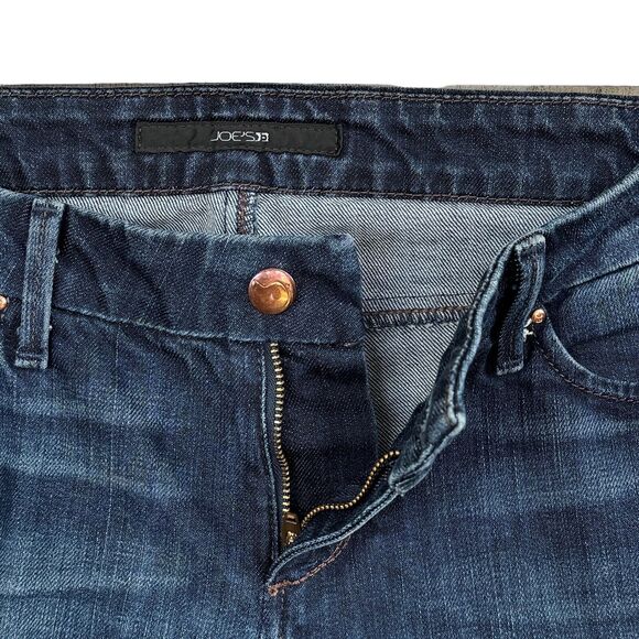 Joe’s SZ W29 Chelsea Skinny Jeans Low-Rise Zip-Fly Hoxton Wash Whiskered Womens - Picture 3 of 11